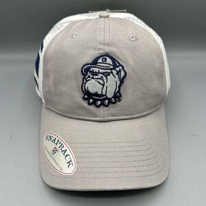 Georgetown Hoyas Trucker Hat Men Gray White NCAA The Game Snap Back Cap New